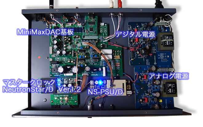 MiniMaxDAC Plus 内部の写真01